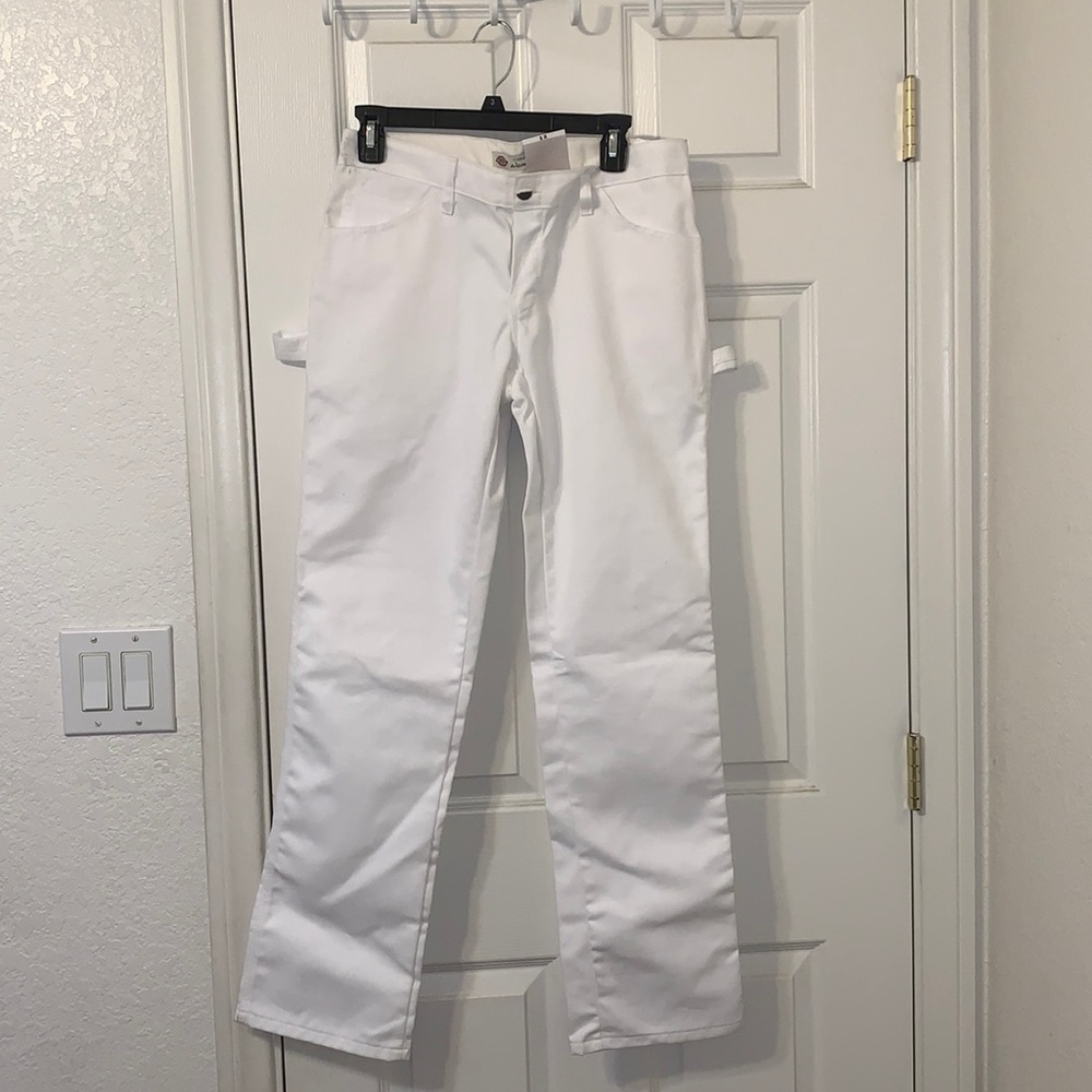 White Dickies Painter Pants